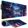 Armanza RGB Gaming Mouse Pad Large Mousepad with Led Light Gaming Accessories Keyboard Pad for Desk NonSlip Rubber Base Big Mouse Mat for Gamer 315 X 118 Inch Japanese Streets