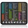 Kinevolve Mouse Pad for ExcelWordPowerPointWindows Shortcuts Small Excel Cheat Sheet Desk Pad 118x98 Portable Computer Mousepad Gaming Office Waterproof NonSlip Stitched Edges