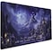 Mechanical Cattle Night Purple Desk Mat Dark Academia Anime Computer Desk Keyboard Mat 315 X 158 in Office Decor for Women Castle Aesthetics Mouse Pad XXL for Desktop Laptop Computer Mouse Gaming Pad
