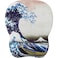 MROCO Ergonomic Mouse Pad with Gel Wrist Rest Smooth Wrist Support Surface NonSlip PU Base for Pain Relief Comfortable Mousepad for Computer Laptop Office Home 94 x 81 in Great Wave