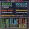 Raryine ExcelWordPower PointWindows Mouse padNonSlipWaterproof Large Gaming Office pc Desk matOver 200 Keyboard Shortcuts Mousepad276L x 118W inches
