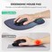 TECKNET Gel Mouse Pad with Wrist Rest Ergonomic Office Mousepad with Wrist Support NonSlip Smooth Surface Comfortable Desk Accessories Mat for Office Gaming and Study Gradient