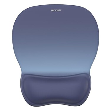 TECKNET Gel Mouse Pad with Wrist Rest Ergonomic Office Mousepad with Wrist Support NonSlip Smooth Surface Comfortable Desk Accessories Mat for Office Gaming and Study Gradient