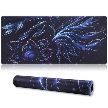 Cmhoo XXL Gaming Mouse Pad 354x157 Professional Large Mouse Pad Computer Game Mouse Mat90x40 Flowershape