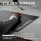 Wallhack SP004A Glass Mouse Pad 154 x 177 Tempered Glass Mousepad for FPS Esports Gaming Compact Precision Surface Smooth Tracking NonSlip 60A Silicone Base for Small Desk Setups Black
