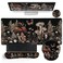 LIMKRIAN Mushroom Mouse Pad Set Large Desk Matt for Desktop Ergonomic Mouse Pad with Wrist Rest Gaming Mouse Pad Wrist Support Keyboard Mat Cup Coaster Set Office Desk Decor Accessories