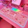 JMIYAV Pink RGB Gaming Mouse Pad 315x12 Inch PC XL Large Extended Glowing Led Light Up Desk Pad NonSlip Rubber Base Computer Mouse Pad Cute Mousepad Mat