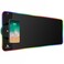 BUANIIH Gaming Mouse PadWireless Mouse Pad Charging for PC Keyboard Gaming HomeOffice10 Lighting ModesSupport Mobile Phone DevicesDesk Accessories315X118Black