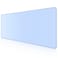 Dapesuom Large Mouse Pad Extended Gaming Mouse Mat with Stitched Edges Full Size Desk Mats with NonSlip Base Computer Big Desktop Keyboard Pad for Gamer Laptop Office 236 x 118 in Sky Blue