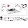 ToLuLu Extended Gaming Mouse Pad Memory Foam Ergonomic Keyboard Mouse Wrist Rest Support Set Large Desk Mat with Stitched Edges NonSlip Base Mousepad for Home Office Game Cherry Blossom Sakura
