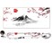 ToLuLu Extended Gaming Mouse Pad Memory Foam Ergonomic Keyboard Mouse Wrist Rest Support Set Large Desk Mat with Stitched Edges NonSlip Base Mousepad for Home Office Game Cherry Blossom Sakura