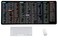 TAOTOP Quick Key Keyboard Mouse Pad NonSlip Desk Mat with Office Software Shortcuts Pattern Upgraded Extended Large Rubber Base Mice Smooth Cloth Mouse Pad Desk Mat