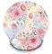 Britimes Ergonomic Mouse Pad with Wrist Support Pink Flowers Peonies Floral NonSlip Rubber Base Mousepad for Home Office Gaming Working Computers Laptop Easy Typing Pain Relief
