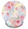 Britimes Ergonomic Mouse Pad with Wrist Support Pink Flowers Peonies Floral NonSlip Rubber Base Mousepad for Home Office Gaming Working Computers Laptop Easy Typing Pain Relief