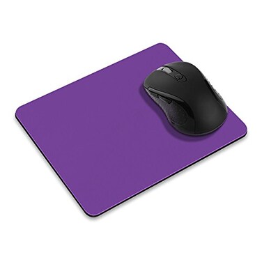 FINCIBO NonSlip Rectangle Mousepad Solid Orchid Purple Mouse Pad for Home Office and Gaming Desk