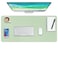 Boutilon Leather Desk Pad ProtectorNonSlip Mouse PadLaptop Desk PadOffice Mouse MatWaterproof Leather Desk BlotterDesk Writing Pad for Office and Home MGreen30x14