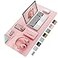 Aothia DoubleSided PU Leather Desk Pad NonSlip Large Mouse Pad Desk Mat for Office Home Waterproof Easy to Clean Durable DualSided Surface 236x137 Pink
