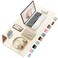 Aothia DoubleSided PU Leather Desk Pad NonSlip Large Mouse Pad Desk Mat for Office Home Waterproof Easy to Clean Durable DualSided Surface 236x137 Beige