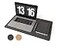 RENMTURE DualSided Mouse Pad Natural Cork PU Leather Large Desk Pad for Office and Home Work Desk Protector NonSlip Waterproof Easy Clean Black 236 x 137