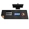 MAIDERN 59x 196 Leather Desk Pad Large Desk Mat Reversible Cork Leather Large Mouse pad for Desk Waterproof Computer Desk Pad for Gaming Home Office Black