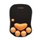 TULGIGS Cute Cat Paw Non Slip Mouse Pad with Wrist Support Soft Silicone Wrist Rests Ergonomic Comfort Computer Mouse Mat Desk Decor 115578099 Black