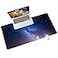 QIYI Desk Pad Galaxy PU Leather Desk Blotter Protector Waterproof Computer Desk Mat Keyboard Mouse Pads Non Slip Base Home Office Accessories Extended Large Size 315 x 157 Starry Sky