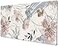 LuckyCow Desk Mat Abstraction Hand Painted Flowers Extended Gaming Mouse Pad 315x1575 in Cute Large NonSlip Rubber Base Mousepad with Stitched Edges Keyboard Mouse Mat Desk Pad for Game Office