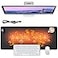 Bublonics Heated Mouse Pad Warm Desk PadHeated Large Desk Mat with 3 Levels HeatingGaming Mouse Pad Foot Warmer Pad for Home OfficeUpgrade VersionBlack315 x 13