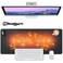 Bublonics Heated Mouse Pad Warm Desk PadHeated Large Desk Mat with 3 Levels HeatingGaming Mouse Pad Foot Warmer Pad for Home OfficeUpgrade VersionBlack315 x 13