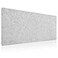 DAWNTREES Large Felt Desk Mat 40x16 Full Felt Mouse PadOffice Computer Desk Mat for Keyboard100X40cm Desk Pad Protector Light Grey