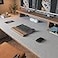 DAWNTREES Large Felt Desk Mat472x 236NonSlip Desk Pad for Office and Home120x60cm Full Table Mouse PadKeyboard Mats for DeskDesktop ProtectionLight Gray