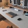 DAWNTREES Large Felt Desk Mat472x 236NonSlip Desk Pad for Office and Home120x60cm Full Table Mouse PadKeyboard Mats for DeskDesktop ProtectionLight Gray