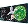 SUBSONIC Rick Morty XXL Mouse Pad 35 in x 157 in Gift Rick and Morty Gaming Desk pad 90 mm x 40 mm Official Licensed