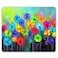 Smooffly Watercolor Nature Landscape Floral Mouse Pad Blossom Plants Herbs Garden Scene Colorful Spring Petal Flowers Personalized Mouse Pads