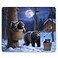 Smooffly Gaming Mouse Pad CustomWinter Bear NonSlip Rubber Large Mouse pad