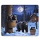 Smooffly Gaming Mouse Pad CustomWinter Bear NonSlip Rubber Large Mouse pad