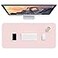 Hsurbtra Desk Pad 30 x 14 PU Leather Desk Mat XL Extended Mouse Pad Waterproof Desktop Blotter Protector NonSlip Ultra Thin Large Laptop Keyboard Writing Mat for Office Home Pink