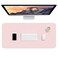 Hsurbtra Desk Pad 30 x 14 PU Leather Desk Mat XL Extended Mouse Pad Waterproof Desktop Blotter Protector NonSlip Ultra Thin Large Laptop Keyboard Writing Mat for Office Home Pink