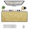 ZHEERIY XXL Large Extended Gaming Mouse Pad Face Gold Glitter with NonSlip Base Desktop Pad Suitable for GamersSuitable for DesktopOffice and Home Coffe Cup Coaster