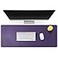 Mydours 38x16 Large Desk Pad Purple Desk Mat XL PU Leather Desk Mat for Workspace Decor Durable Keyboard Mouse Pad for Home Office Writing Gaming Purple