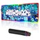 moptmos Anime Graffiti Awesome Large RGB Gaming Mouse pad NonSlip Rubber Base Mice Keyboard Mat Blue