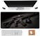 RTGGSEL 315x118 Inch NonSlip Long Extended Large Gaming Mouse Pad with Stitched Edges XL Laptops Keyboard Mouse Mat Black Gun