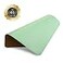 Besezx PU Leather Mouse Pad With Stitched Edge MicroFiber Base NonSlip Waterproof for Computers Laptop 8x11 Inch Natural Green