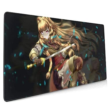 Lakivde The Rising of The Shield HeroRaphtalia Anime Mouse Pad 157 X 354 Inch 40 X 90 cm Soft Gaming Mouse Mat Ultra Thick 3mm Extended Large Pattern1 One Size