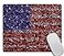 Amcove American Bullets Flag Customized Rectangle NonSlip Rubber Mousepad Gaming Mouse Pad 95 X 79 Inch 240mmX200mmX3mm