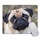Amcove Animal Gaming Mouse Pad Custom Pug Dog Mousepad Antique Decorate Mouse Pads 95 X 79 Inch 240mmX200mmX3mm
