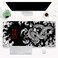 Cindasun Black and White Mouse Pad Extra Large Gaming Mousepad XL Dragon Desk Mats Japanese Full Desk Keyboard Mat Computer Pad Desk Matt with Stitched Edges NonSlip Desktop Mat 315 x157 in