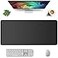 Auhoahsil Extended Mouse Pad Large XXL Gaming Mouse Pad Desk Pad 35 X 15 Waterproof Desk Mat with Stitched Edges NonSlip Laptop Computer Wireless Mouse Keyboard Pad for Office and Gaming Black
