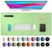 Aothia Leather Desk Pad Protector Mouse Pad Office Desk Mat NonSlip PU Leather Desk Blotter Laptop Desk Pad Waterproof Desk Writing Pad for Office and Home 236 x 137 Foam Green