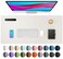 Aothia Leather Desk Pad Protector Mouse Pad Office Desk Mat NonSlip PU Leather Desk Blotter Laptop Desk Pad Waterproof Desk Writing Pad for Office and Home OffWhite315 x 157